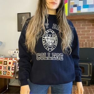 Vintage Sweet Briar College Virginia Soffe Oversized Crewneck Graphic Sweatshirt